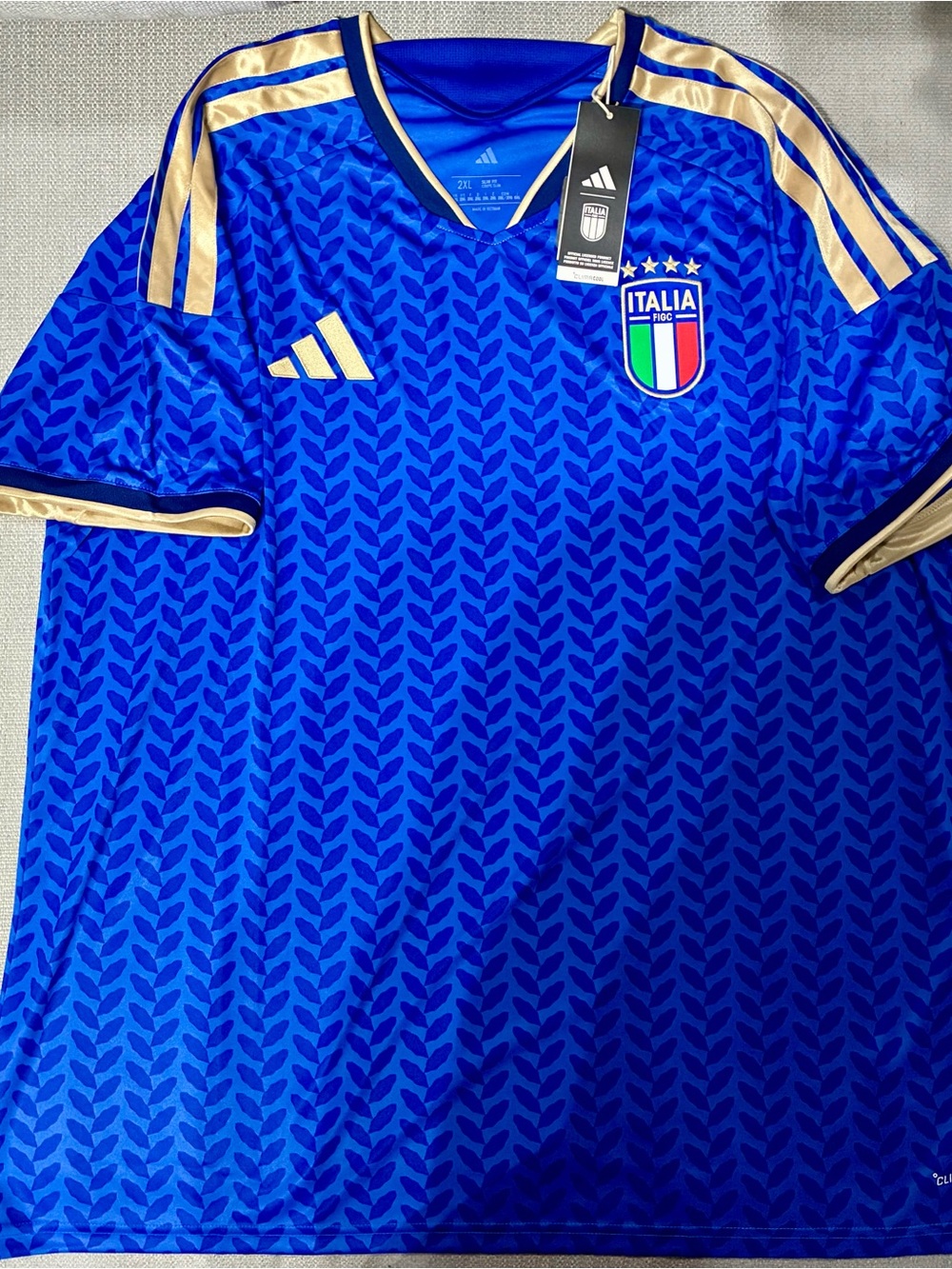 2026 Italy Home Jersey — Men's 2XL (NWT)